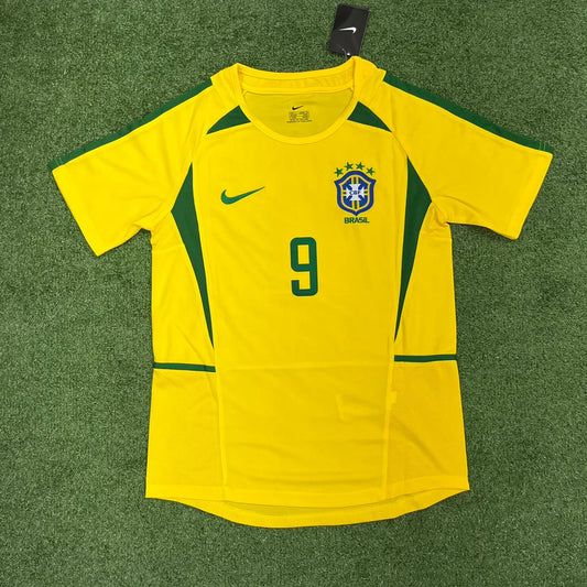 Camisa Retrô Seleção Brasileira I 2002 Ronaldo
